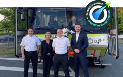 ARFFDA trägt ab sofort das Partnerbadge des Innovationsflughafens PAD